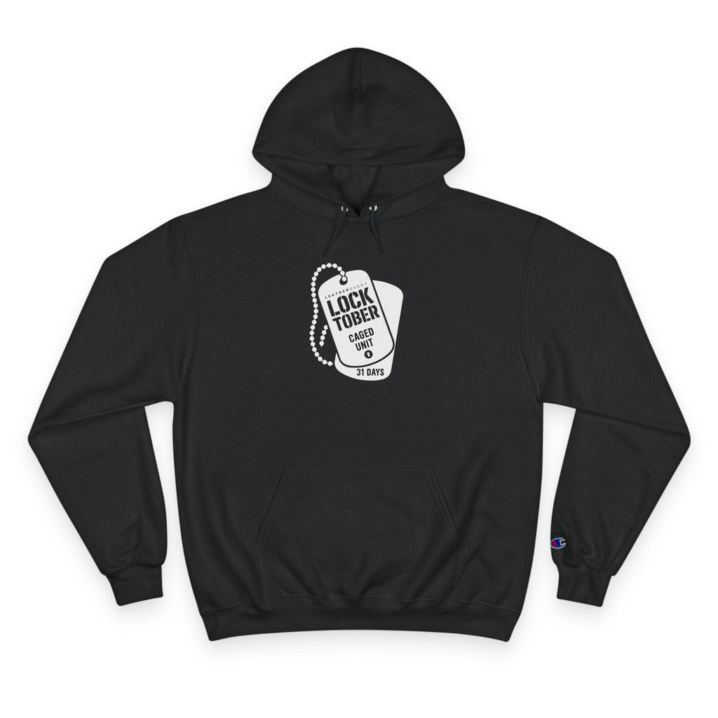 Locktober Military Champion™ Hoodie – LockedBoy Caged Unit Edition