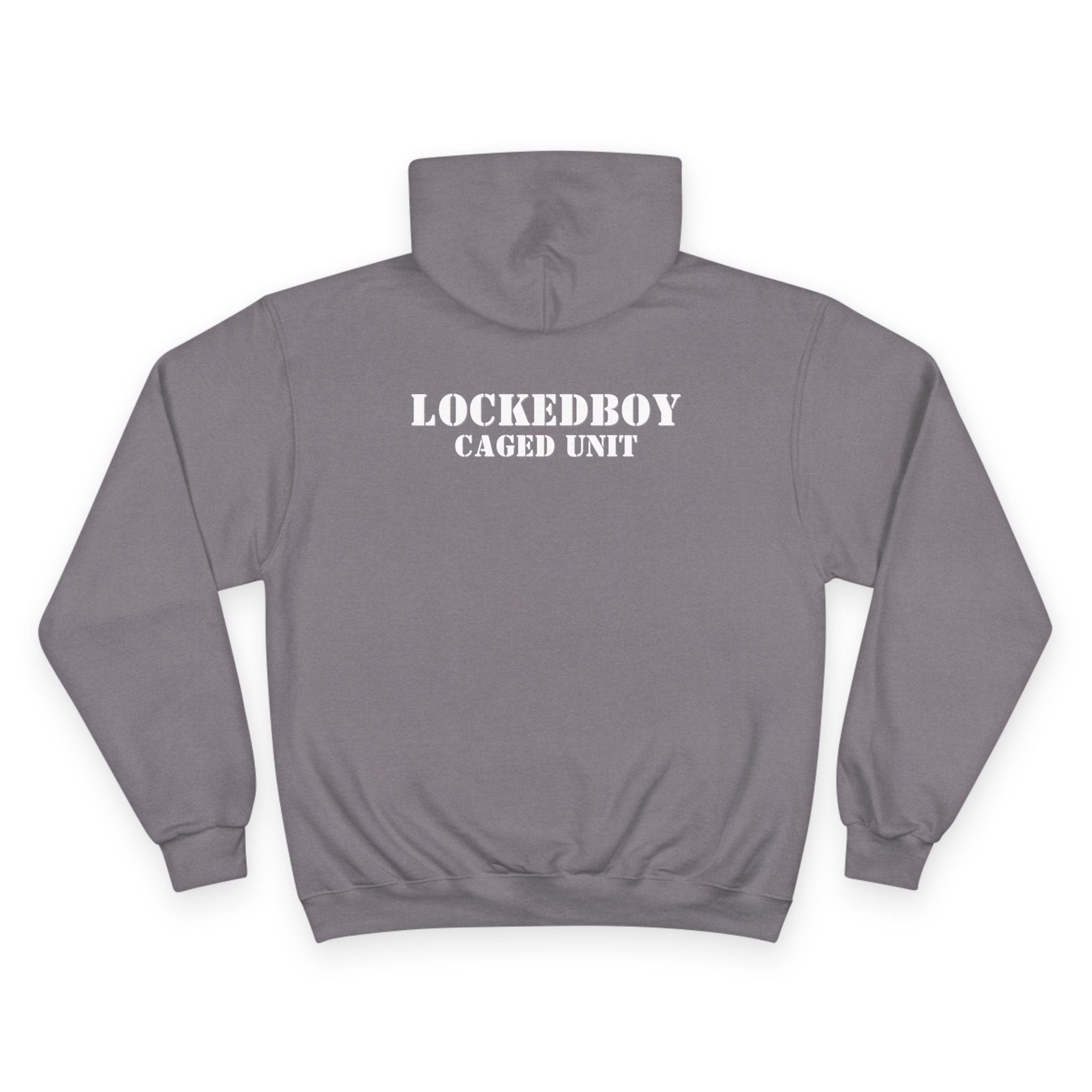 Locktober Military Champion™ Hoodie – LockedBoy Caged Unit Edition