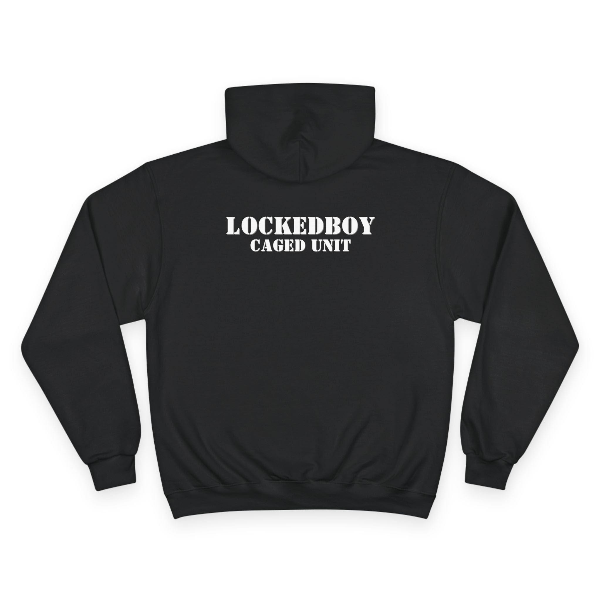 Locktober Military Champion™ Hoodie – LockedBoy Caged Unit Edition