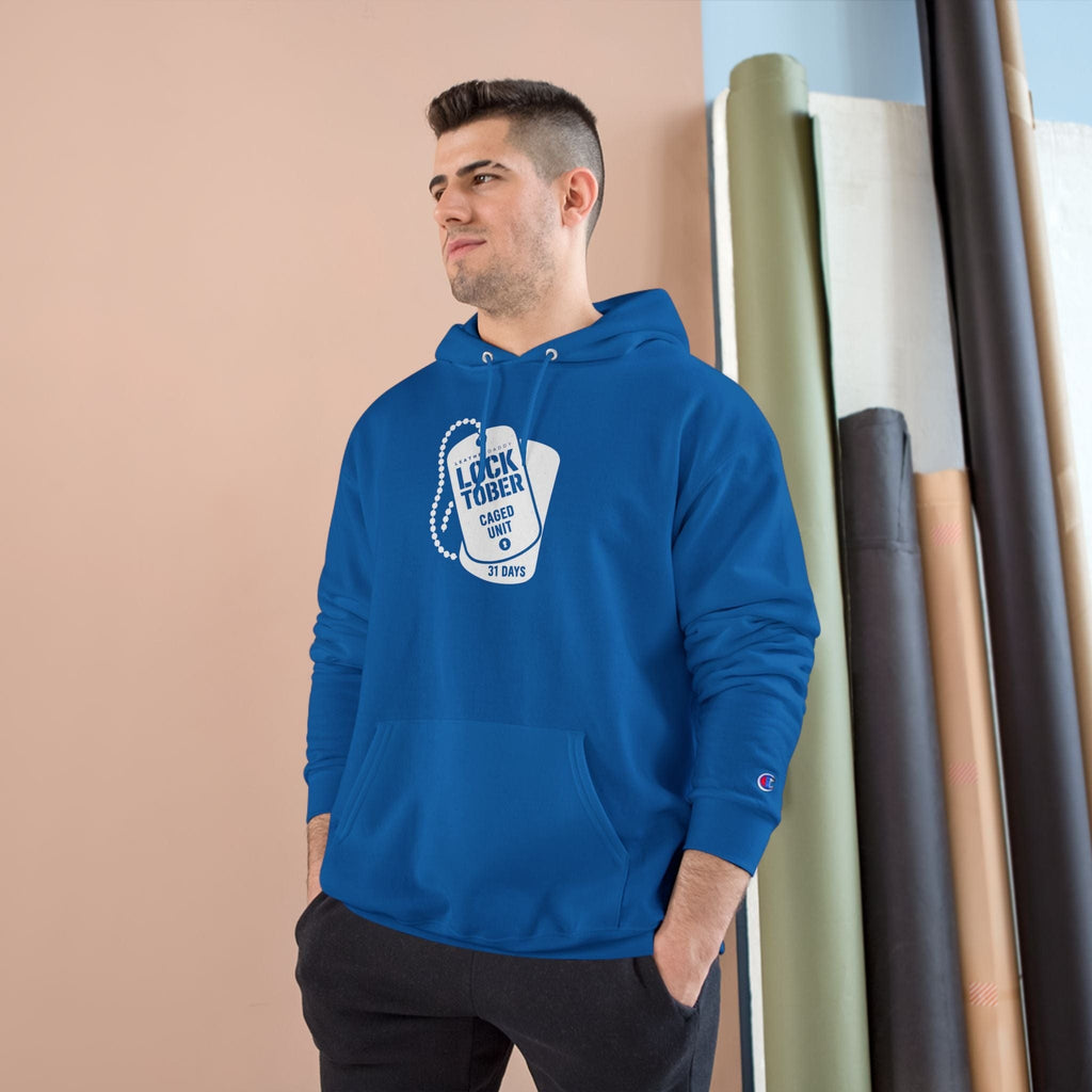 Locktober Military Champion™ Hoodie – LockedBoy Caged Unit Edition