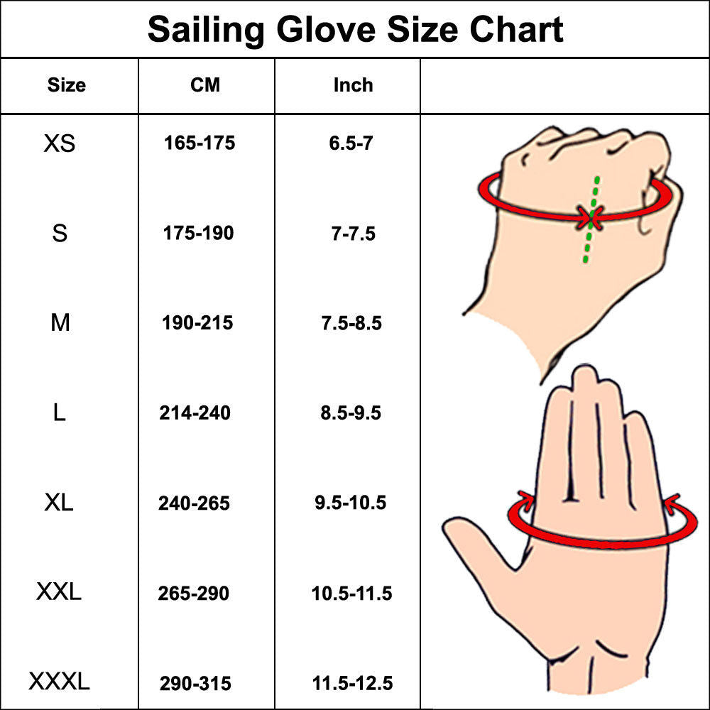 Sailing Gloves All Cut Fingers Glove Blue Green Amara Leather